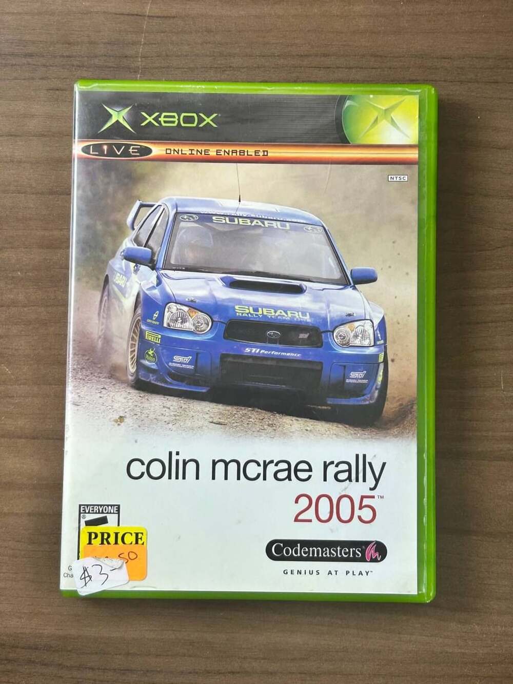Colin McRae Rally 2005 Original Xbox CIB w/ Manual Codemasters NTSC